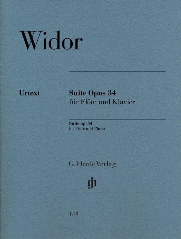 Widor - Suite Op34 for Flute and Piano Accompaniment - Henle HN1218