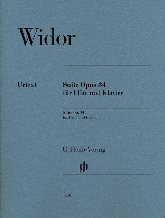 Widor - Suite Op34 for Flute and Piano Accompaniment - Henle HN1218