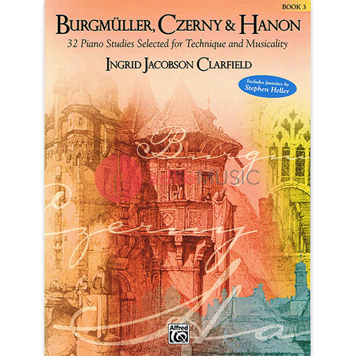 Burgmuller Czerny and Hanon Volume 3 - Piano Sheet Music - Alfred Music