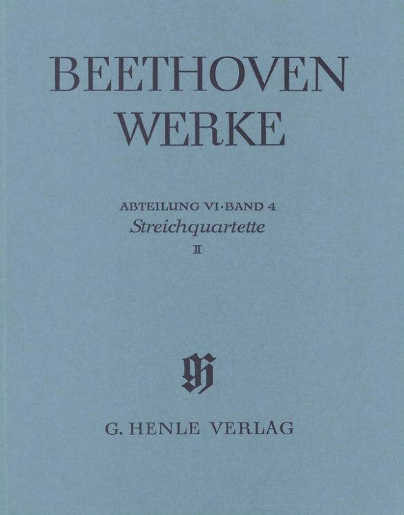 Beethoven String Quartets Op 59, 74, 95 Full Score - Henle Edition