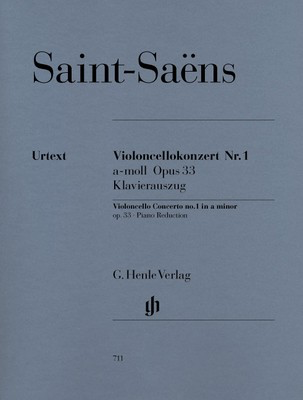Cello Concerto No 1 in A minor Op 33 - Urtext Edition for Cello and Piano