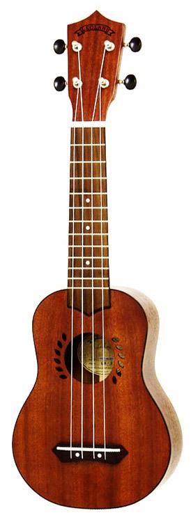Leolani Solid Mahogany Soprano Ukulele with Gigbag