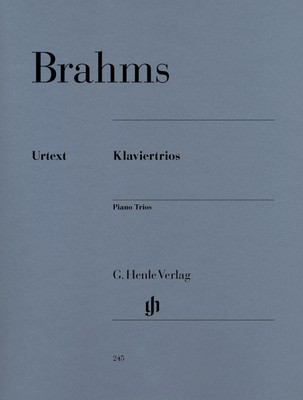 Brahms - Piano Trios for Violin, Cello, and Piano - Henle Urtext HN245
