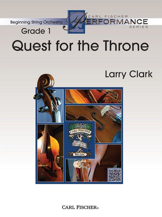 Quest for the Throne Concert Band Sheet Music by Larry Clark Gr 1.5