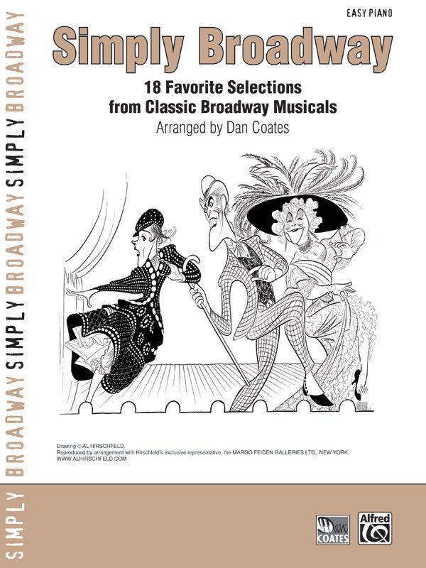 Simply Broadway Easy Piano Sheet Music Collection