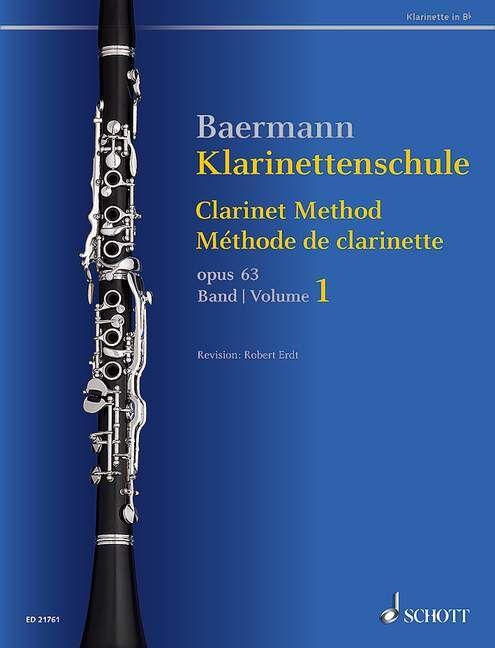 Baermann Clarinet Method Op 63 Volume 1 Sheet Music