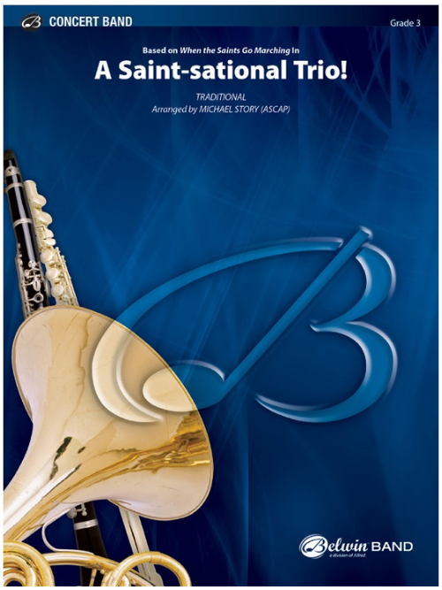 SaintSational Trio CB Gr 3 Dixieland Concert Band Sheet Music
