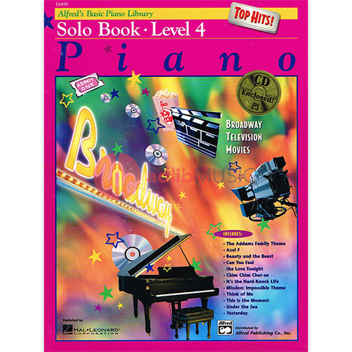 ABPL Top Hits Solo Book 4 with CD - Piano Sheet Music and Method Book