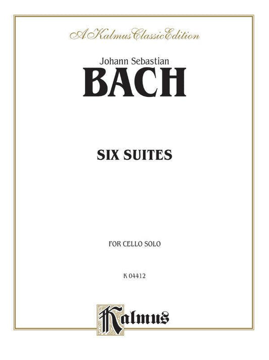Six Suites for Cello Solo BWV 1007-1012 by Johann Sebastian Bach