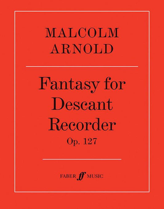 Fantasy for Descant Recorder Op127 Sheet Music