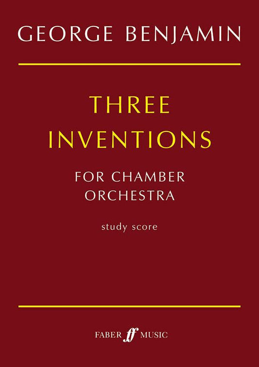 Three Inventions for Chamber Orchestra (Score) - Faber 0571517021