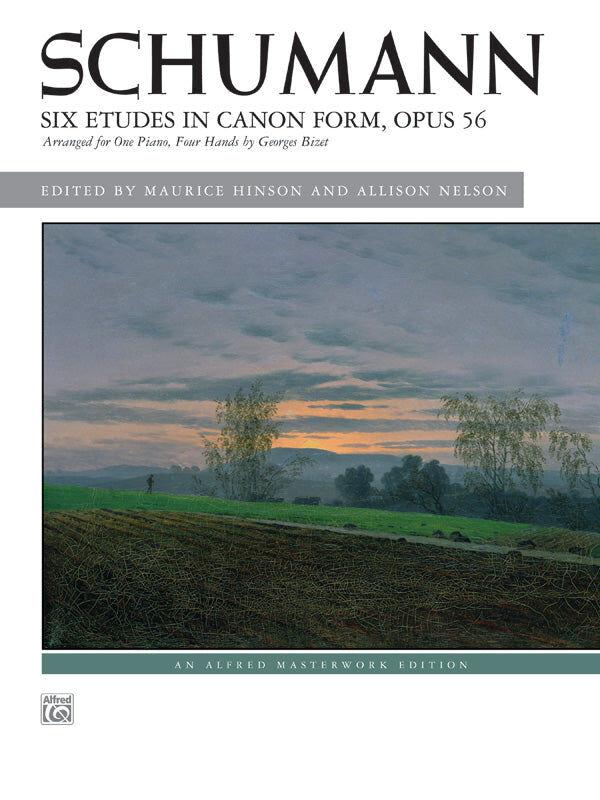 Six Etudes in Canon Form Op. 56 for One Piano, Four Hands