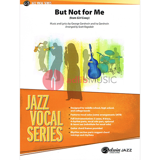 But Not for Me Jazz Vocal Series Grade 3 Sheet Music by Gershwin Arranged by Scott Ragsdale