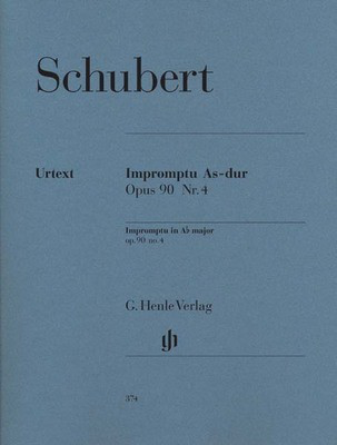 Impromptu in A Flat Major Op. 90 No. 4 D 899 Piano Sheet Music by Franz Schubert