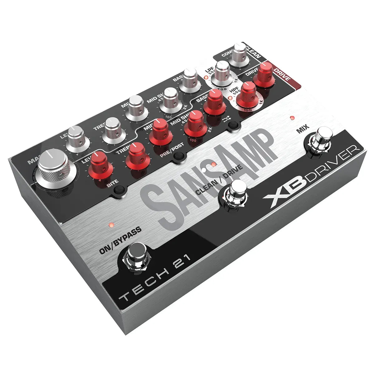 Tech 21 SansAmp XB Driver Dual-Channel Preamp & DI for Bass Guitar