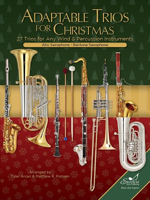 Adaptable Trios for Christmas - Alto/Bar Saxophone Sheet Music