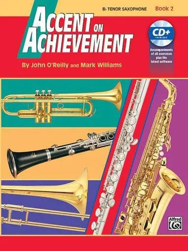 Accent on Achievement Book 2 for Bb Tenor Sax with CD