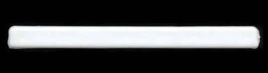AMS Saddle 81 x 7mm Straight Plastic White