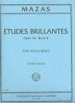 Mazas Etudes Brillantes Op 36 Book 2 for Viola - Mazas, Pagels, IMC428