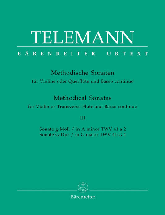 Twelve Methodical Sonatas Volume 3 for Flute and Piano