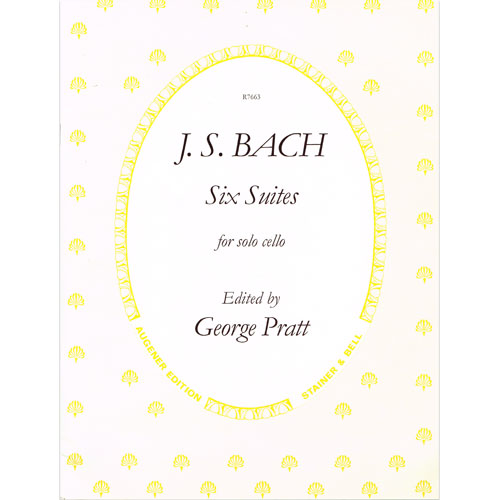 Bach Six Suites for Solo Cello BWV 1007-1012, Edited by George Pratt