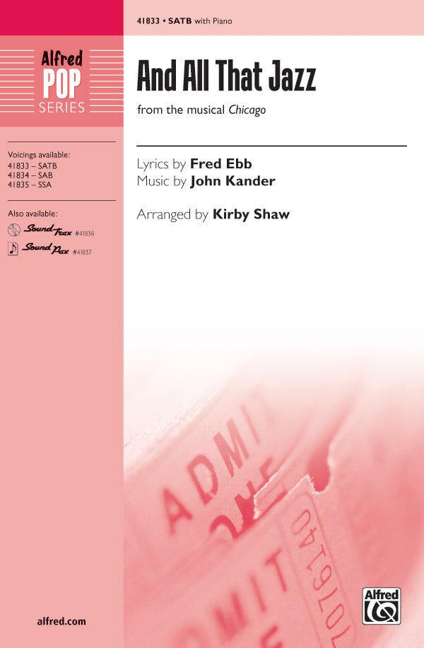 And All That Jazz SATB Choral Sheet Music
