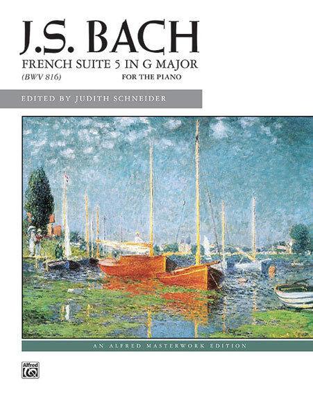 Bach French Suite in G Major Piano Sheet Music