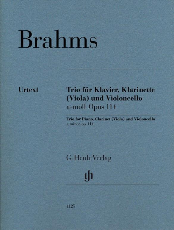 Brahms Clarinet Trio in A Minor Op 114 for Clarinet, Cello, and Piano - Henle HN1125