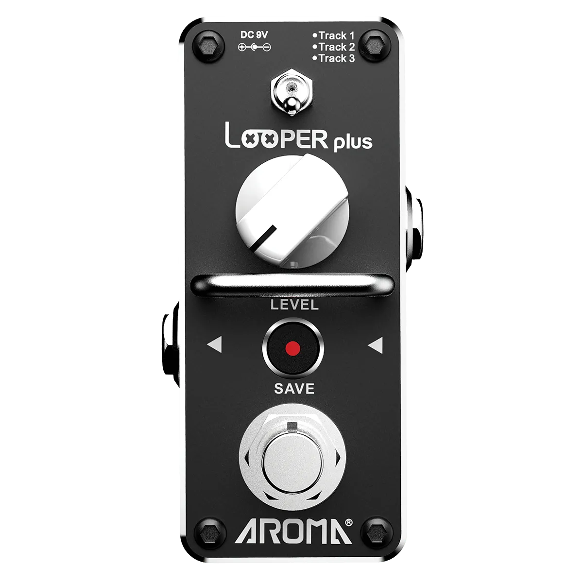 Toms Line ALP-3S Looper Plus Mini Pedal with Unlimited Overdub and 3 Independent Storage Tracks