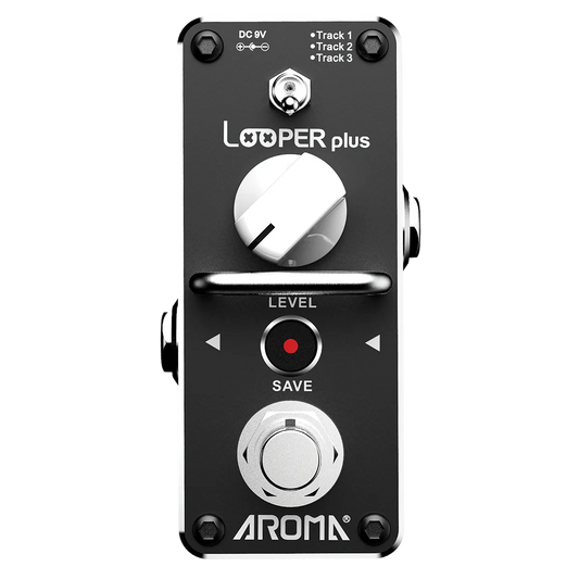 Toms Line ALP-3S Looper Plus Mini Pedal with Unlimited Overdub and 3 Independent Storage Tracks