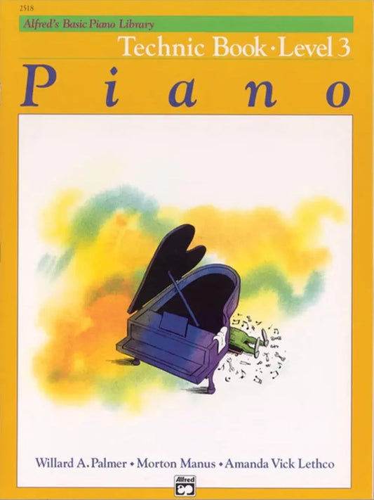 Alfred's Basic Piano Technic Book 3 by Palmer, Willard A., Manus, Morton, Lethco, Amanda Vick - Alfred Music