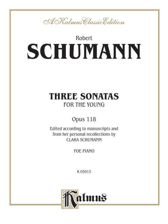3 Sonatas Op. 118 Piano Sheet Music