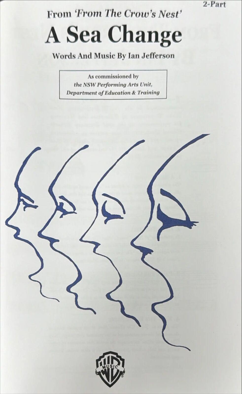 Sea Change 2 Part Choral Sheet Music