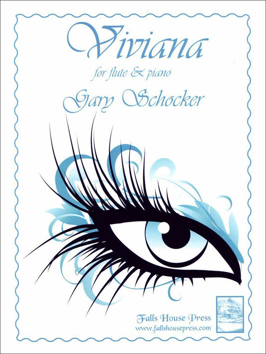 Viviana for Flute and Piano by Gary Schocker - Intermediate to Advanced Sheet Music
