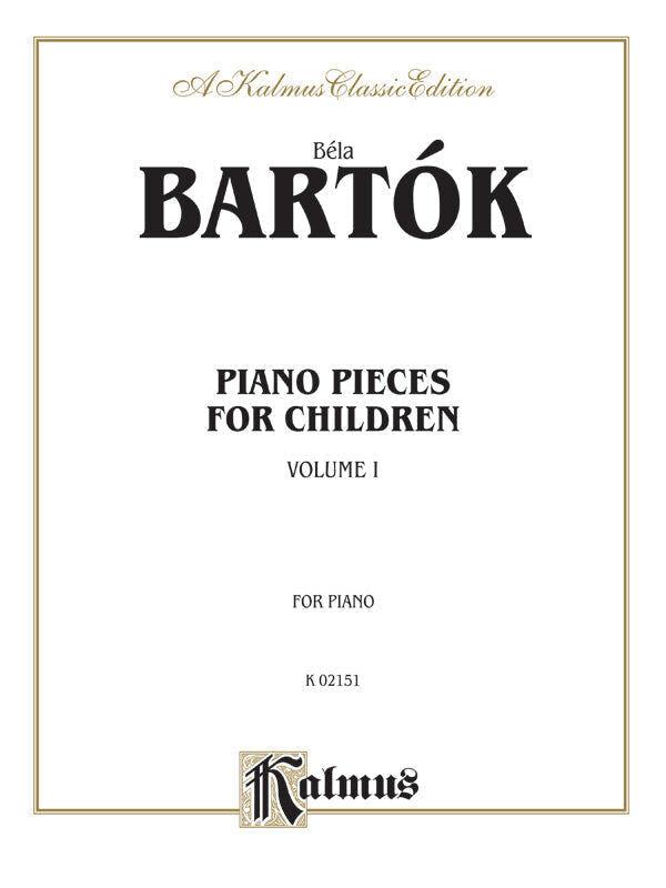 Bartok for Children BK 1 Piano Sheet Music