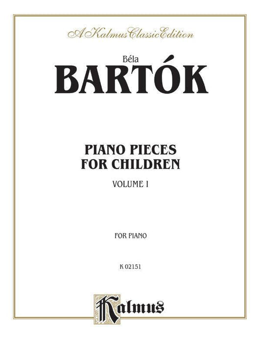 Bartok for Children BK 1 Piano Sheet Music