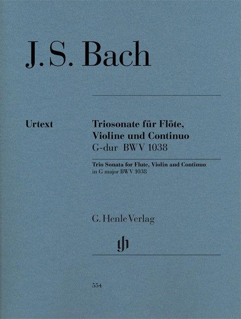 Bach Trio Sonata in G Major BWV 1038 for Flute, Violin, and Piano - Henle HN554
