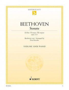 Beethoven Sonata in D Major Op. 12 No. 1 for Violin and Piano Accompaniment Schott ED02625