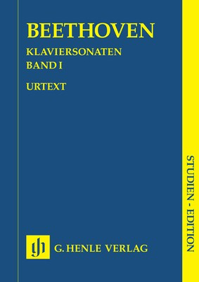 Piano Sonatas Volume 1 Study Score - Beethoven Urtext Edition