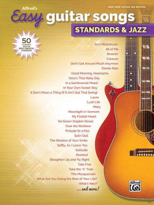 Alfred's Easy Guitar Songs: Standards & Jazz Sheet Music