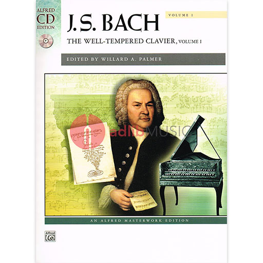 Bach Well-Tempered Clavier Volume 1 Book and CD