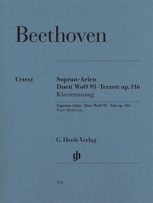 Soprano Arias Duet WoO 93 and Trio Op 116 Vocal Sheet Music