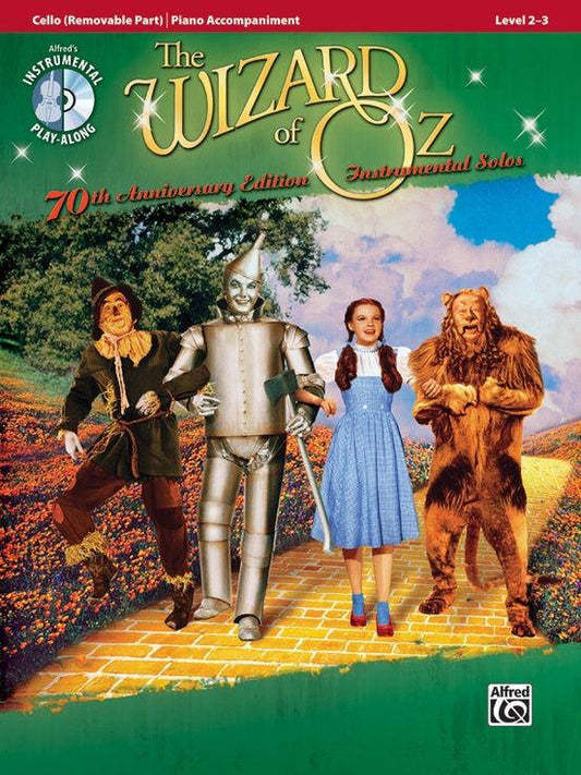 Wizard of Oz Instrumental Solos for Cello Book/CD
