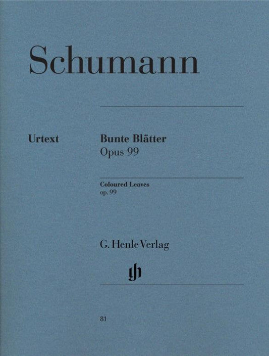 Coloured Leaves Op. 99 Piano Solo by Schumann - Henle HN081