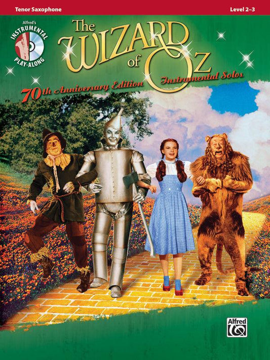 Wizard of Oz Instrumental Solos for Tenor Saxophone with CD