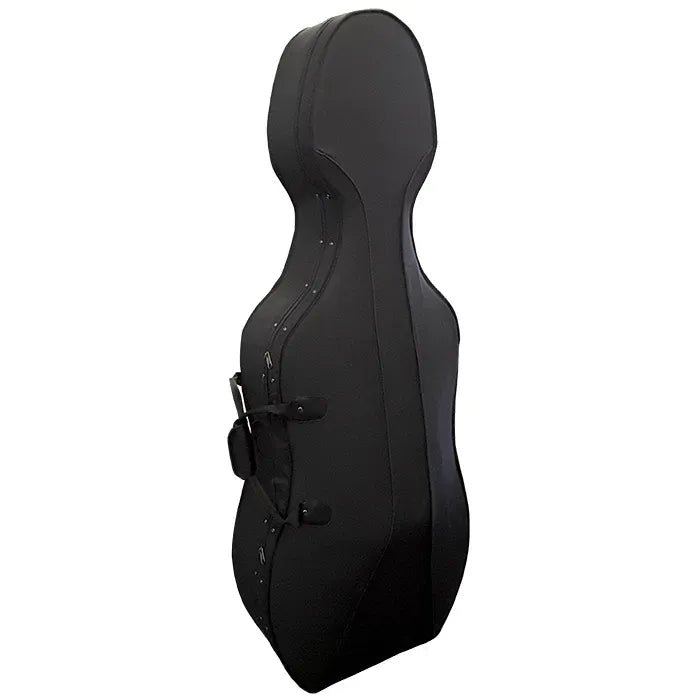 Vivo VILCC34 Lightweight 3/4 Size Cello Case with Padded Cordura Exterior and Plush Blue Interior
