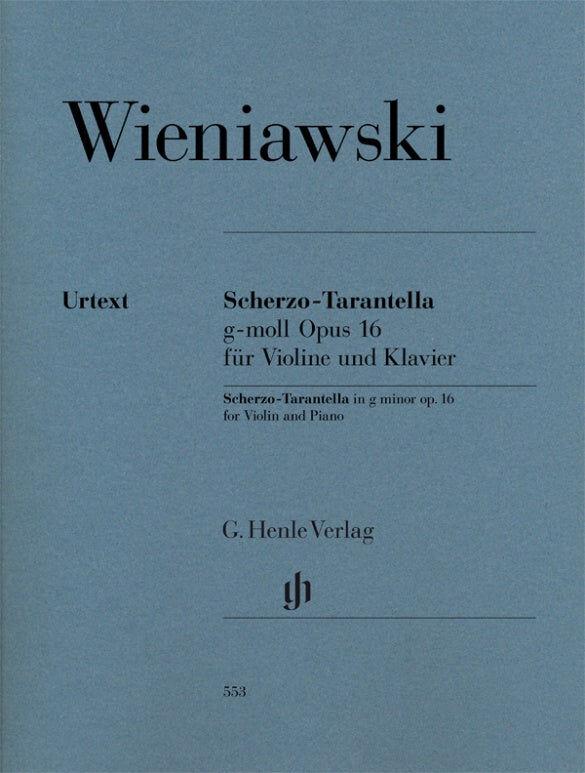 Wieniawski Scherzo Tarantella Op 16 for Violin and Piano Accompaniment Henle HN553