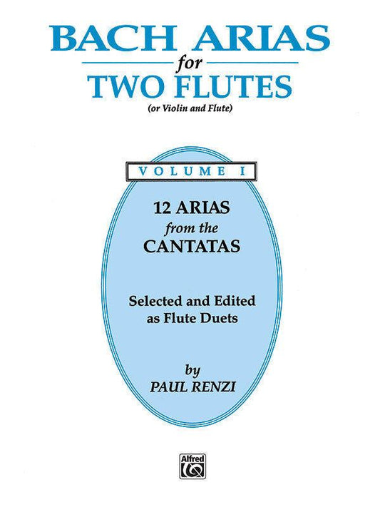 Bach Arias for Two Flutes Volume 1 - Flute Duets Sheet Music