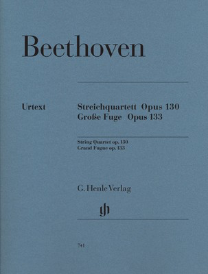 String Quartet Op 130 with Grosse Fugue Op 133 - Chamber Sheet Music
