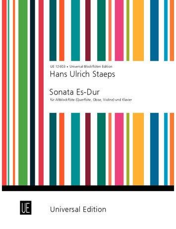 Sonata in Eb for Treble Recorder and Piano - Oboe Sheet Music
